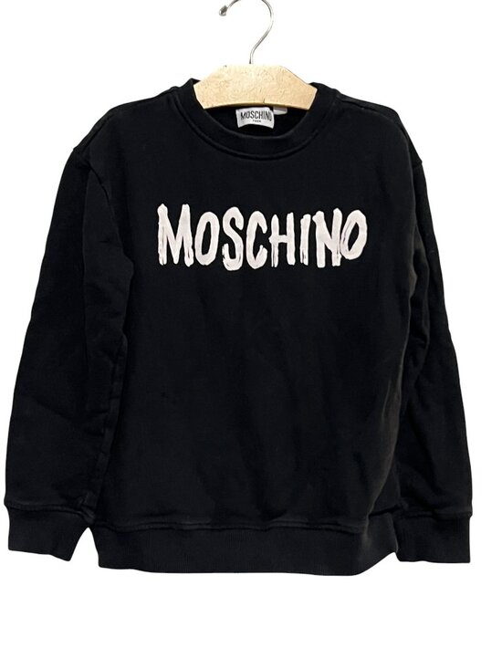 Moschino Other - Moschino Teen Sweatshirt Size 10 Gender Neutral Crewneck Black White Printed